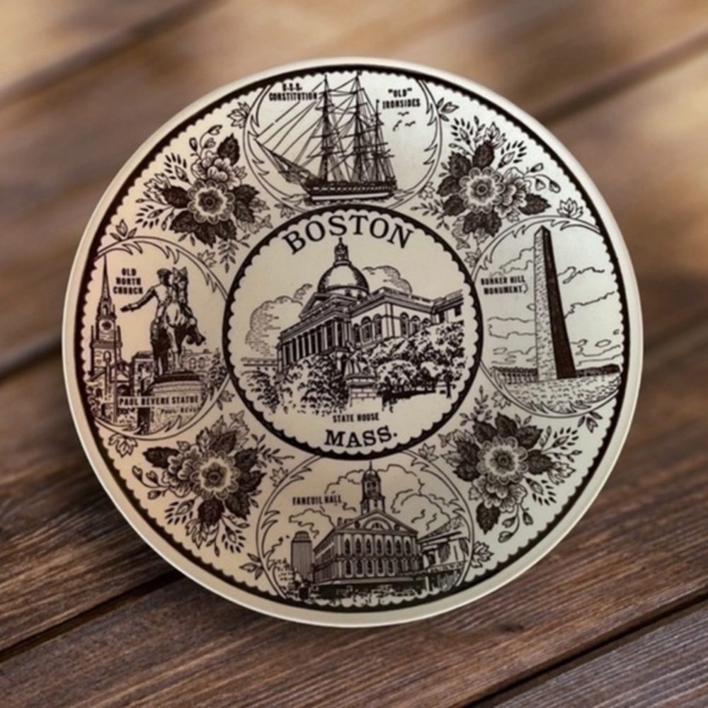 Vintage LTD Edition Boston Plate